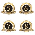 Set Of Anniversary Seals