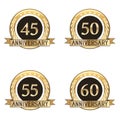 Set Of Anniversary Seals