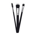 Set of applicators and eyelashes make up brushes accessories Royalty Free Stock Photo