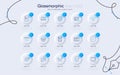 Set of Approved checklist, Photo cloud and Scroll down line icons for web app. Pictogram icon. Vector
