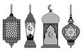 Set of Arabic Lanterns