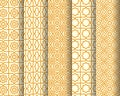 Set of Arabic seamless patterns