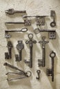 A set of archaeological keys