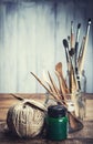 Set of art and craft tools