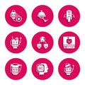Set Artificial intelligence, Humanoid robot, Robot, Broken, and setting icon. Vector Royalty Free Stock Photo