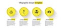 Set Artificial intelligence robot, Algorithm, and AI. Business infographic template. Vector