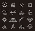 Set of Australia icons