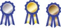 Set award ribbons Royalty Free Stock Photo