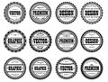 Set award stamp for design studios Royalty Free Stock Photo