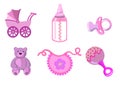 Set of baby icons