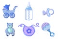 Set of baby icons