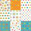 Set of baby patterns