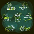 Set Badges Earth Day