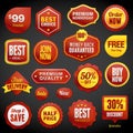 Set of badges and stickers Royalty Free Stock Photo