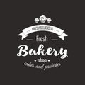 Set of bakery badges Royalty Free Stock Photo