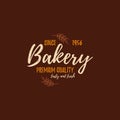 Set of bakery badges Royalty Free Stock Photo