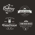 Set of bakery badges Royalty Free Stock Photo