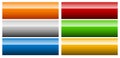 Set of banner, button background. Horizontal rectangular buttons Royalty Free Stock Photo