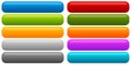Set of banner, button background. Horizontal rectangular buttons