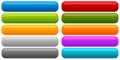 Set of banner, button background. Horizontal rectangular buttons