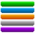 Set of banner, button background. Horizontal rectangular buttons Royalty Free Stock Photo
