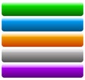 Set of banner, button background. Horizontal rectangular buttons Royalty Free Stock Photo
