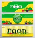 Set of banner for wold food day