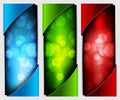 Set of banners Royalty Free Stock Photo