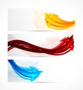 Set of banners with arrows Royalty Free Stock Photo