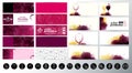 Set of banners with textured wine stains background. Wine icons.