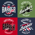 Barber shop banners or hairdresser advertising