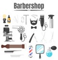 Set of barbershop tools