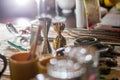 Set of bartender`s tools Royalty Free Stock Photo