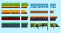 A set of basics for creating pixel seamless landscape