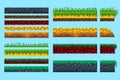 A set of basics for creating pixel seamless landscape