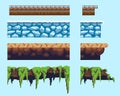 A set of basics for creating pixel seamless landscape