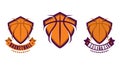 Set of basketball sport icons