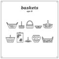 Set of baskets