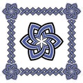 Set of beautiful Celtic patterns Royalty Free Stock Photo