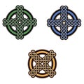 Set of beautiful Celtic patterns Royalty Free Stock Photo