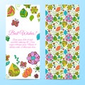 Set of Beautiful floral banners