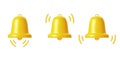 Set of Bells Icon Royalty Free Stock Photo
