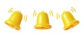 Set of Bells Icon Royalty Free Stock Photo