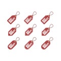 Set of Best Quality Tag Labels Royalty Free Stock Photo