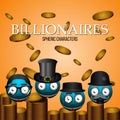 Set of billionaire emotes