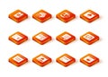 Set Binary code, Cloud technology data transfer, Software, Browser setting, Code terminal, Books about programming, and Royalty Free Stock Photo