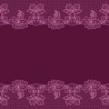 Set lace borders Royalty Free Stock Photo
