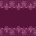 Set lace borders Royalty Free Stock Photo