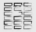 Set of frames. Vector illustration.
