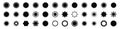 Set of black round shapes, star shapes, stickers, sale badges, price tags, quality marks